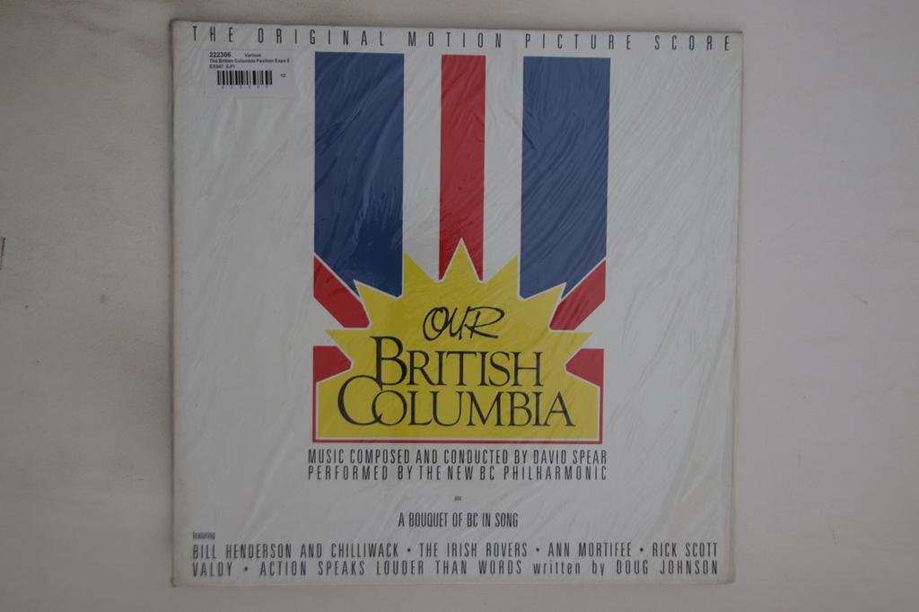 LP Record VARIOUS - Our British Columbia EX547 EXPOSITION 1986 Canada Soundtracks & Musicals Used