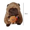 Plush Capybara Backpack Shoulder Bag for Birthday Gift Street Kids Adults