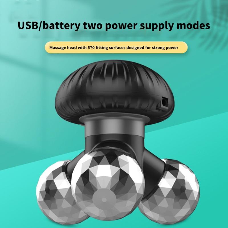 Mini Rechargeable Muscle Vibrations Massagers Handheld Vibrating Device For Back Neck Shoulder Full Body Relaxation Care