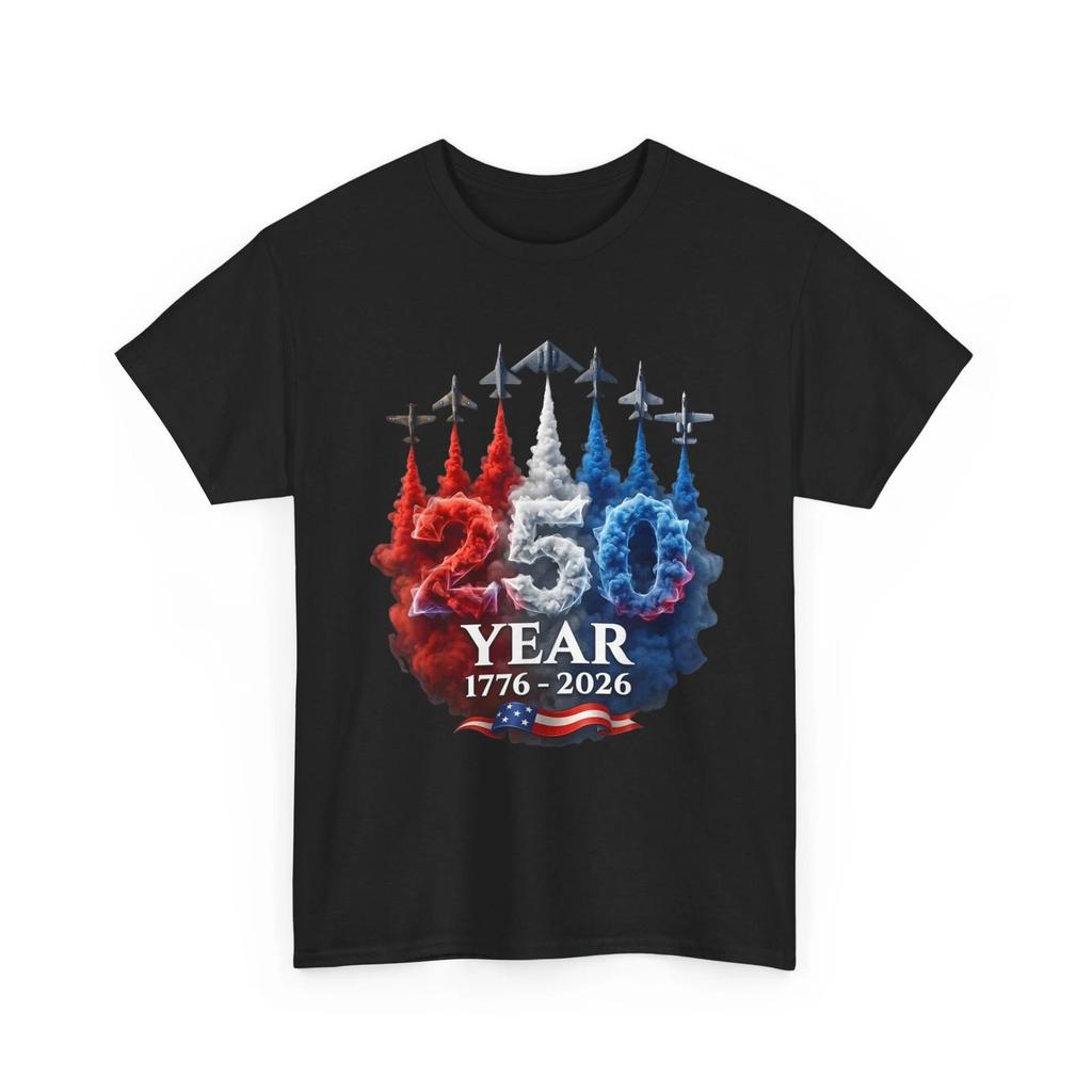 250 Years 1776 2026 American Flag Shirt, 250th USA Patriotic 4th of July Shirt