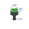 20 Stück Gartenschlauch-Schnellkupplungen - 1/2, 3/4, 1 Zoll (16/20/32mm) Reduzierstück mit Stopp-Wasser-Anschluss für Bewässerungssystem