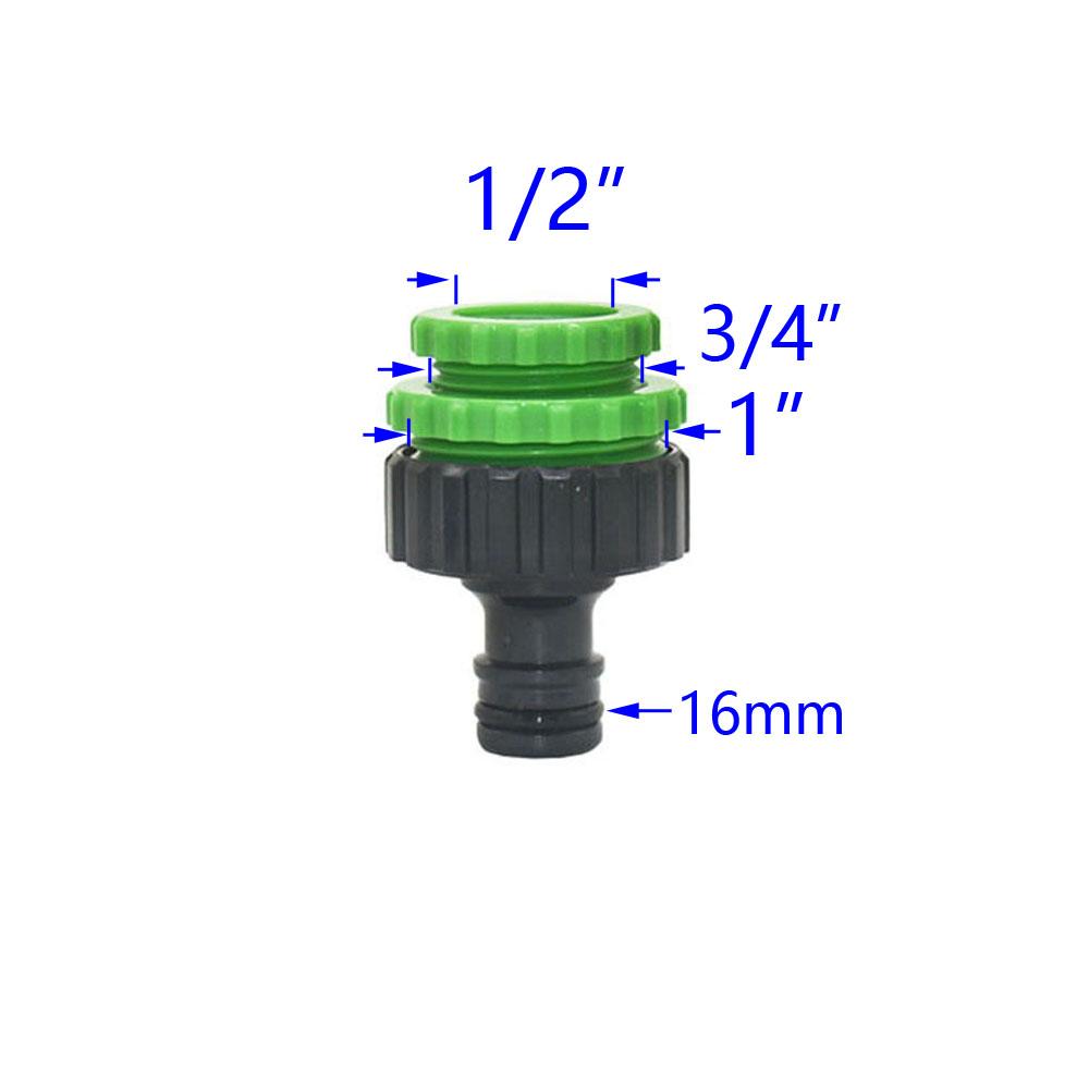 20 Stück Gartenschlauch-Schnellkupplungen - 1/2, 3/4, 1 Zoll (16/20/32mm) Reduzierstück mit Stopp-Wasser-Anschluss für Bewässerungssystem