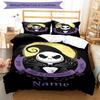 3pcs Custom Name The Nightmare Before Christmas Bedding Set Duvet Cover Closure Includes 1 Duvet Cover & 2 Pillowcases, Soft and Comfortable for All S
