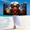 Diablo Print Beach Towel, Large Soft Quick Dry Towel for Beach Camping Swimming