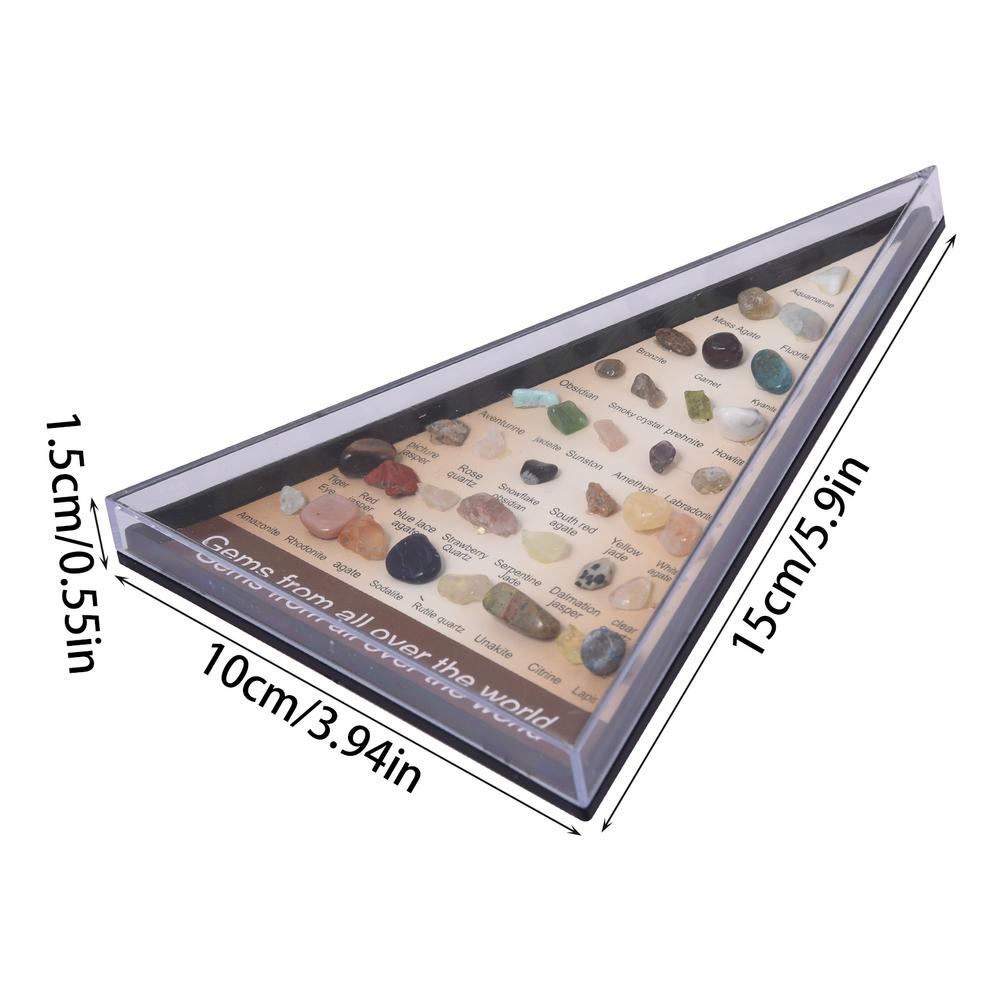Geology Gem Kit Natural Crystal Quartz Minerals Specimen Amethyst Rose quartz Irregular Shape Rough Rock Stone Home Decoration