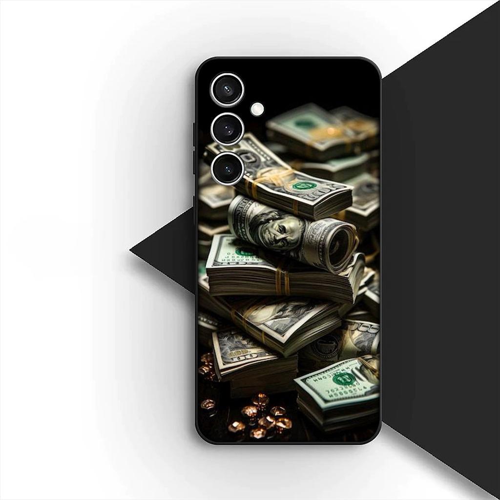 Soft Cover for Motorola Moto G22 G23 G32 G53 G60 G13 G64 G20 G8 G9 Plus Power E13 E20 E32 Casing Phone Case Money 100 D-Dollars