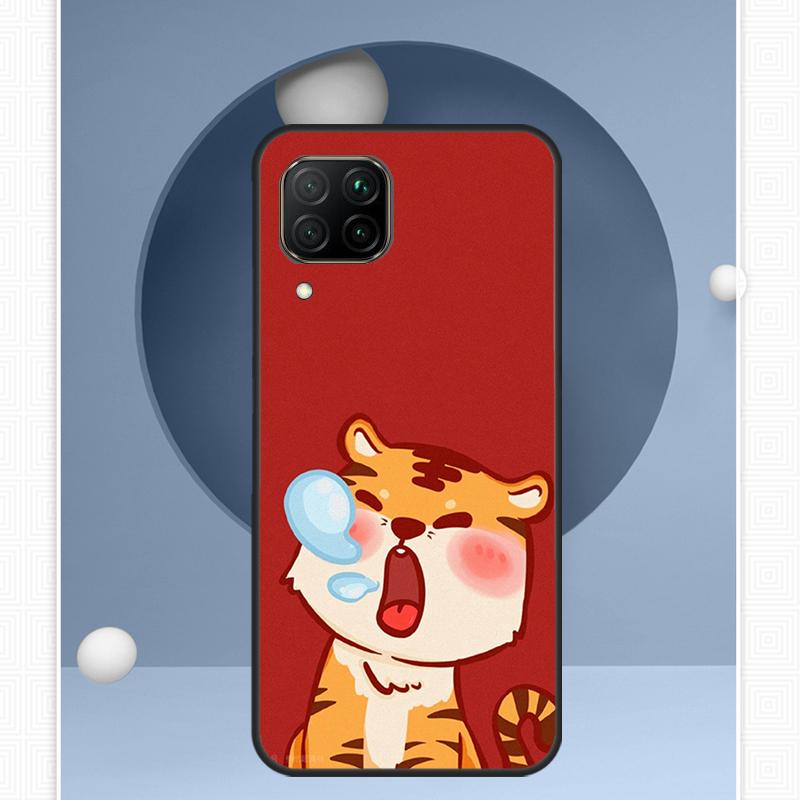Funny Cartoon Tiger For Huawei Nova 12i 12s 11i 8i Y91 Y60 Y70 Y72 Y90 Y61 9 10 SE P20 P40 Lite P30 P60 Pro Case