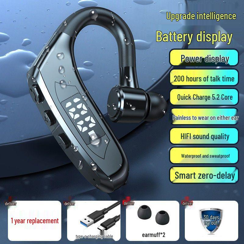 

2025 Беспроводные Bluetooth наушники с оголовьем для мужчин и женщин: Идеально для вождения и спорта, совместимо с Android и Apple.