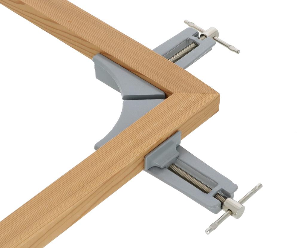 Takagi GISUKE Aluminium-Winkel zum Nageln und 70mm-Klemme, Rechtwinkliges Heften, Grau,