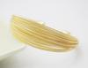 Golden Multilayer Wire Bangle Bracelet Set Open Stainless Steel Twisted Cable Cuff 1 Piece Fashion Accessory