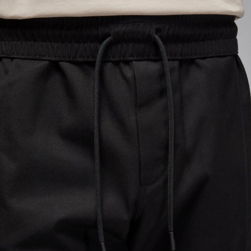 A Ma Maniere X Jordan Společný Logo Potisk Rovný Střih Pletené Tepláky S Elastickým Pasem Unisex Kalhoty Černé FN0616-010