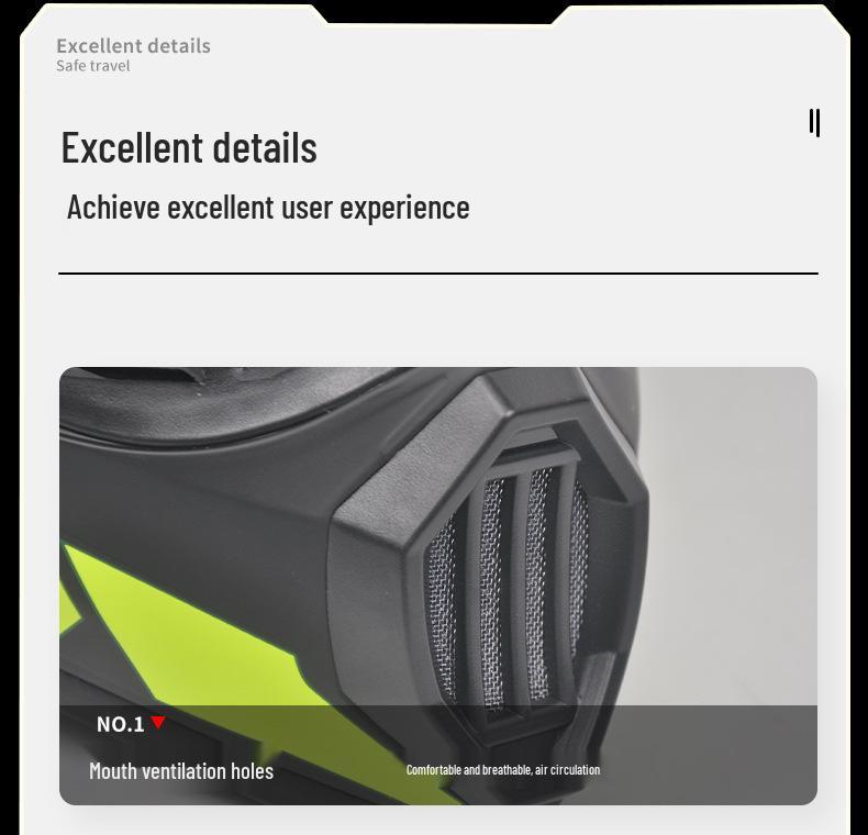 DOT Certified Full Face Off-road Motorcycle and Mountain Bike Helmet