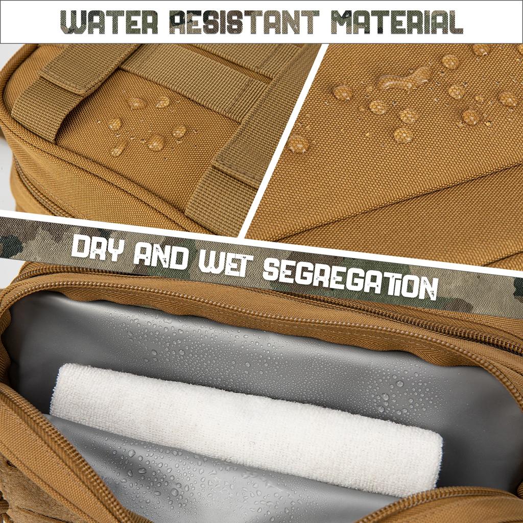 New Tactical Toiletry Bag for Men Hygiene Bag Military Tool Molle Pouches Small Dopp Kit Mens Shaving Kit Travel Shower Bag