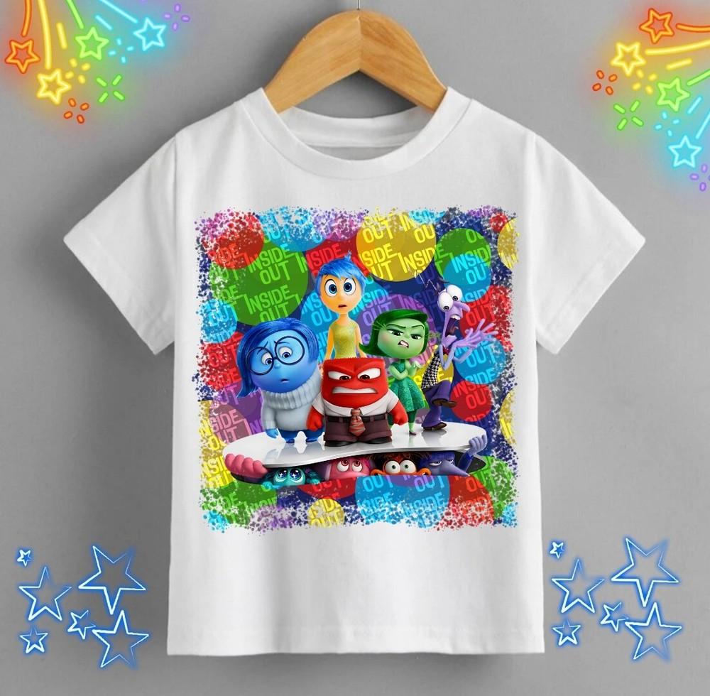 Inside Out 2 Emotions 7 Pixar Style Fashion Graphic Tee Shirt Unisex T-Shirt