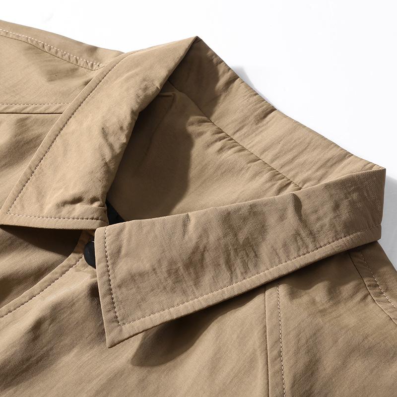 Jacket Spring and Autumn Lapel Tooling Loose Casual Teen Cardigan