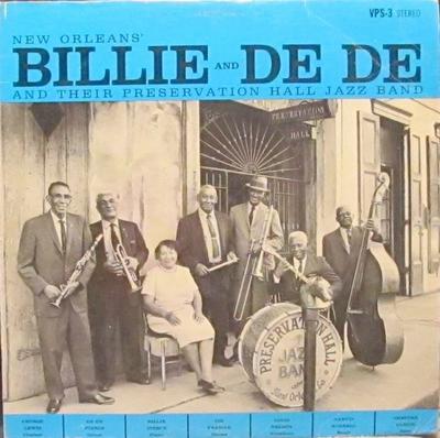 LP Record BILLIE & DE DE - New Orleans' Billie & De De And The VPS3 PRESERVATION HA 1966 US Jazz Used