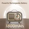 Retro Multifunctional Bluetooth Speaker with Radio, Portable Wireless Outdoor and Home Audio, Multi-band, Card Compatible.