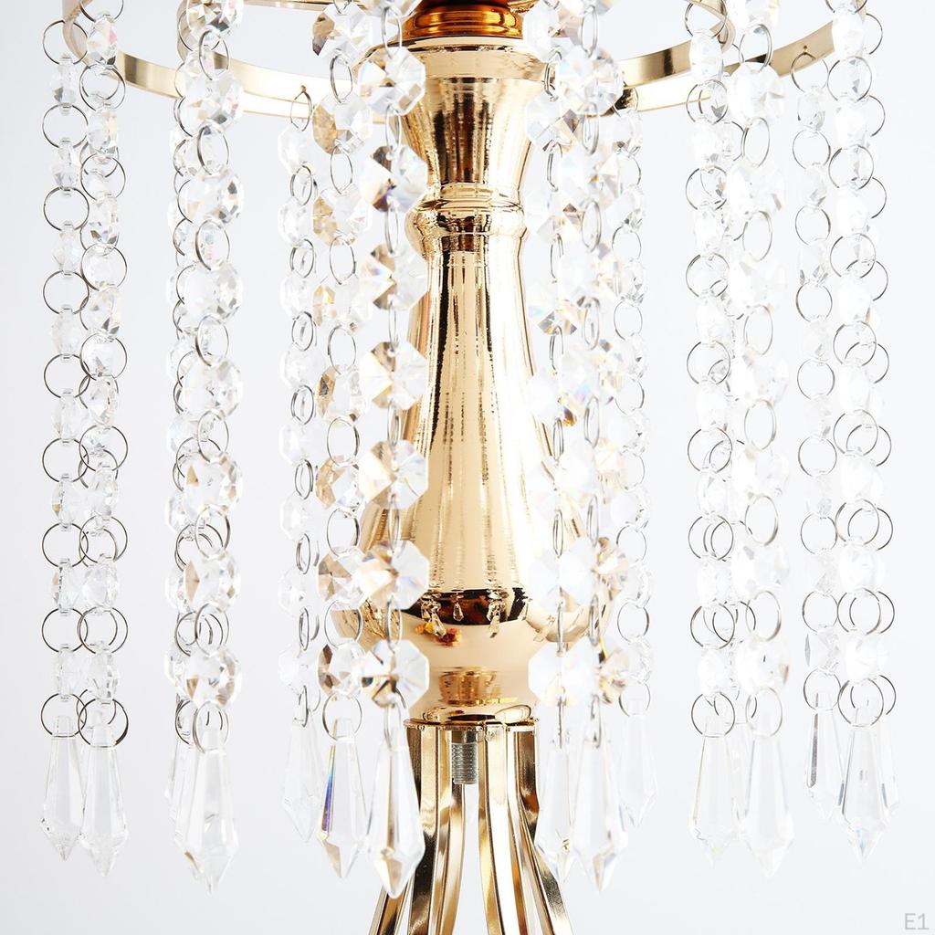 Halter Kerzenständer Tafelaufsatz Figur Metall Säulenkerze Blumenvase Ständer für Jubiläumsfeier