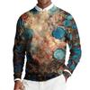 Herren Rundhals Langarm Rippstrick Pullover