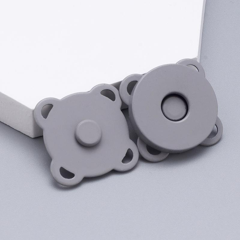 Plum Blossom Magnetic Snap Fasteners: Invisible, Colorful Male-Female Buckles for Bags & Clothes