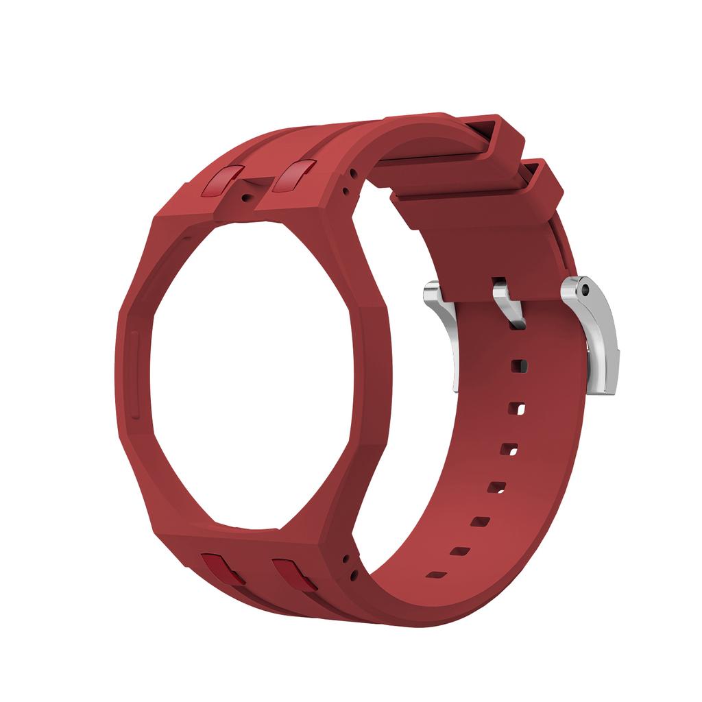 Eramic Case Silicone Strap For Swatch Royal Pop Replacement Watch Band