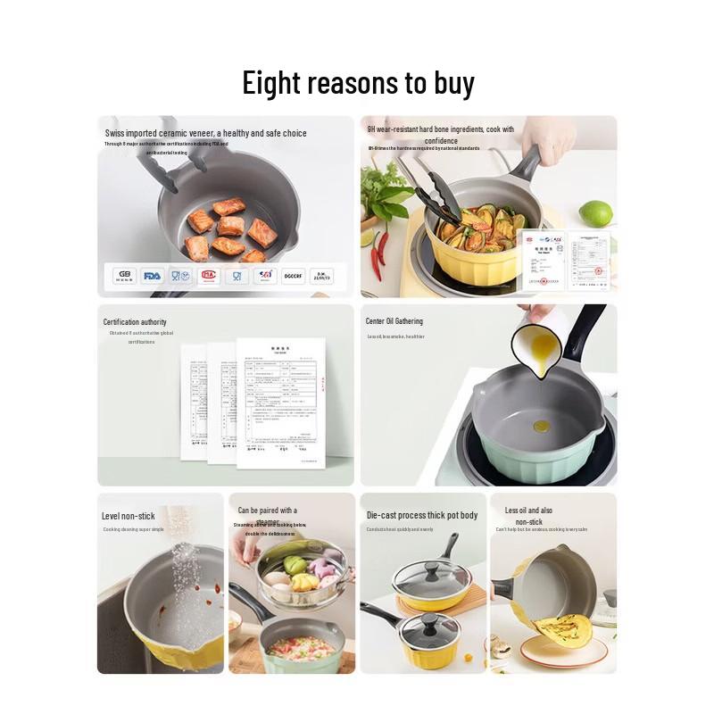 Bei Ding Non-Stick Ceramic Milk Pot