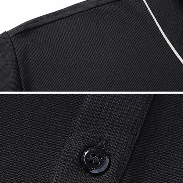 Letní pánské jednobarevné polokošile s krátkým rukávem prodyšné volné ležérní pánské tričko s krátkým rukávem