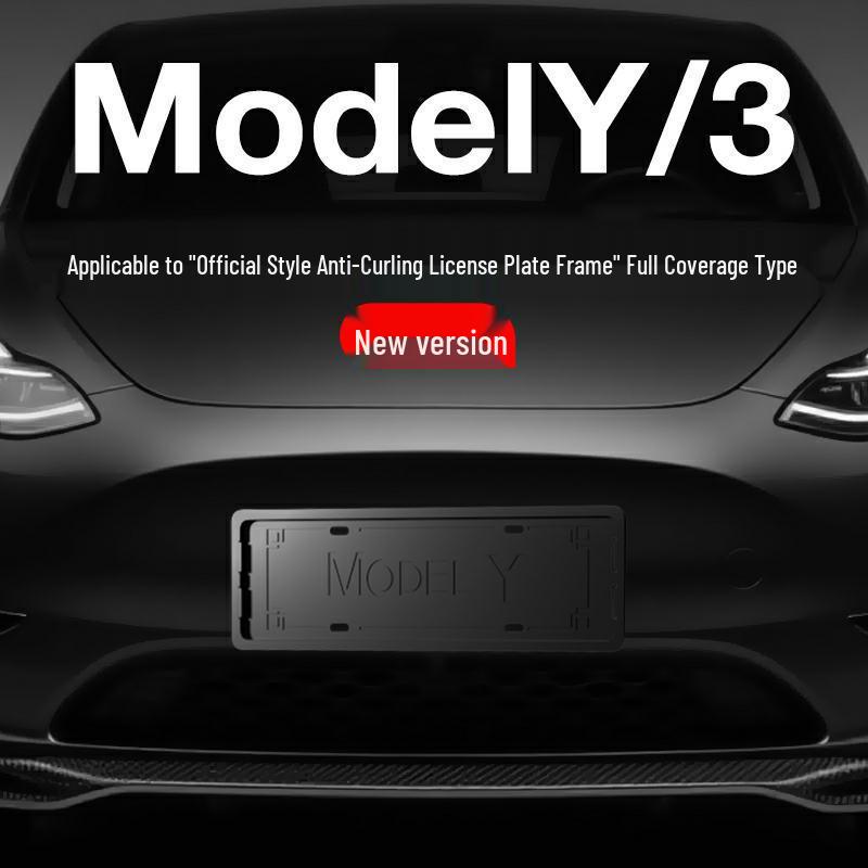 Kompatibilní rámeček na SPZ pro Tesla Model 3/Y/L - Plná ochrana, Edice 2025.