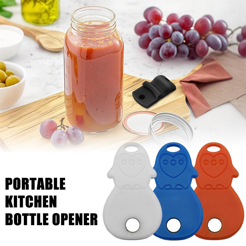 Hanging Hole Opener Opener for Regular Hoods Heavy-duty Jar Opener for Bottles Cans Easy Lid Opening Tool for Arthritis