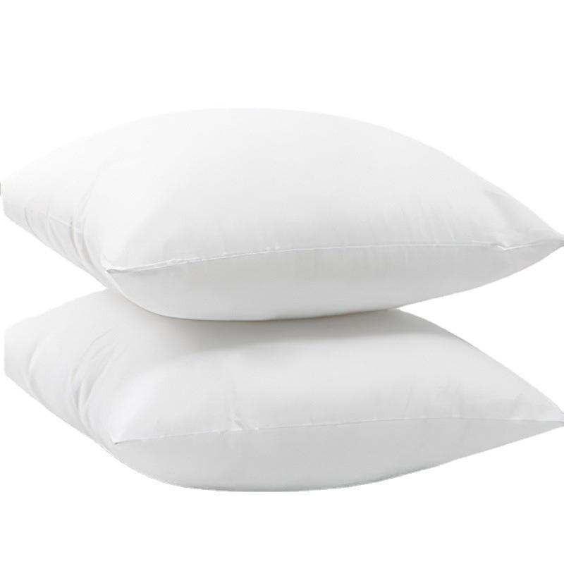 PP Cotton Brushed Cloth Pillow Core - Slow Rebound Feather Silk Non-Woven Square Cotton Pillow Pair.