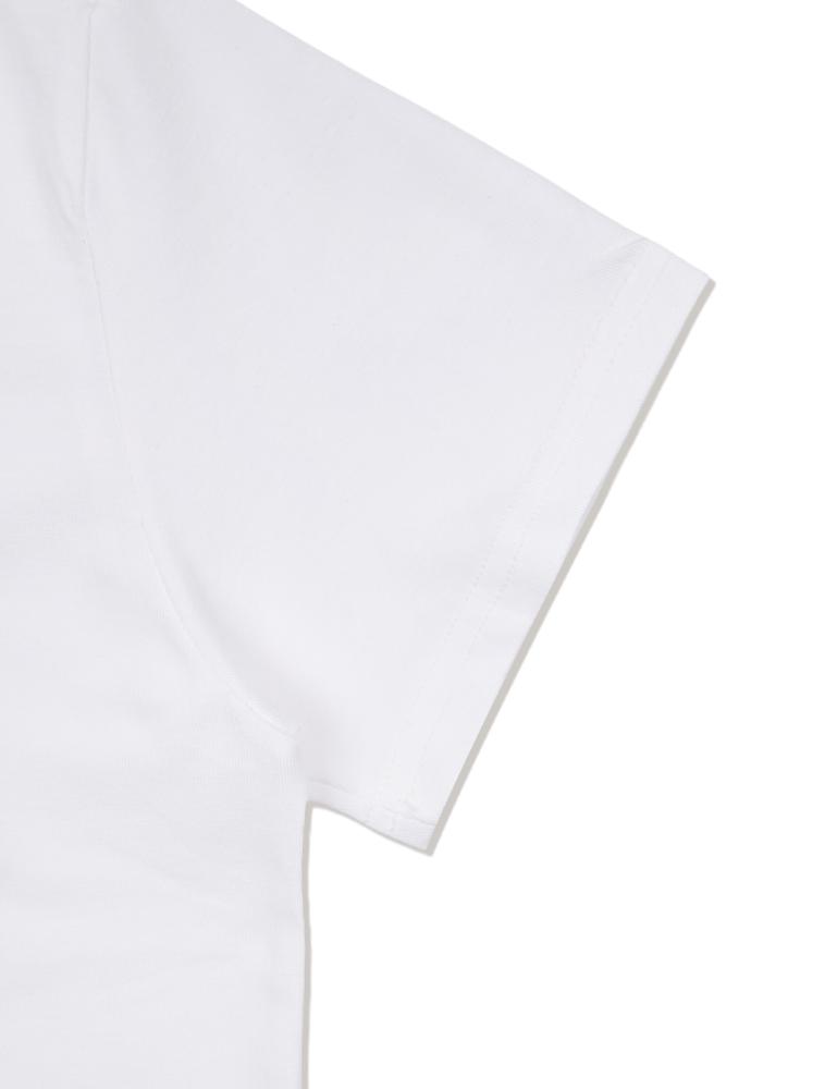 LA MAISON STUDIO Pastel Citrus Short Sleeve T-Shirt White Mint (Fcg2Ts775W)