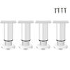 4Pcs Adjustable Height Table Legs Alloy Furniture Support Telescoping Furniture Leg For Bedside Sofa Table Cabinet