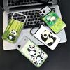 Cute Cartoon Panda Shockproof Phone Case for iPhone 17 Air 16 16E 15 Pro Max 14 Plus 13 Mini 12 Back Cover Anti Fall Fundas