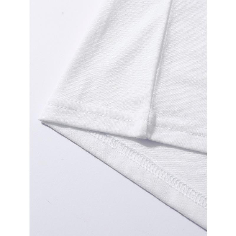 European Size Plus Size, Women's Plus Size Oversized Vibrant Painted Floral Print Short Sleeve T-Shirt -  Round Neck Casual Top