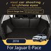 Leather Car Trunk Mats For Jaguar E-Pace 2018 Rear Trunk Floor Mat Tray Carpet Mud Easy To Clean Scratch-resistant WearResistant