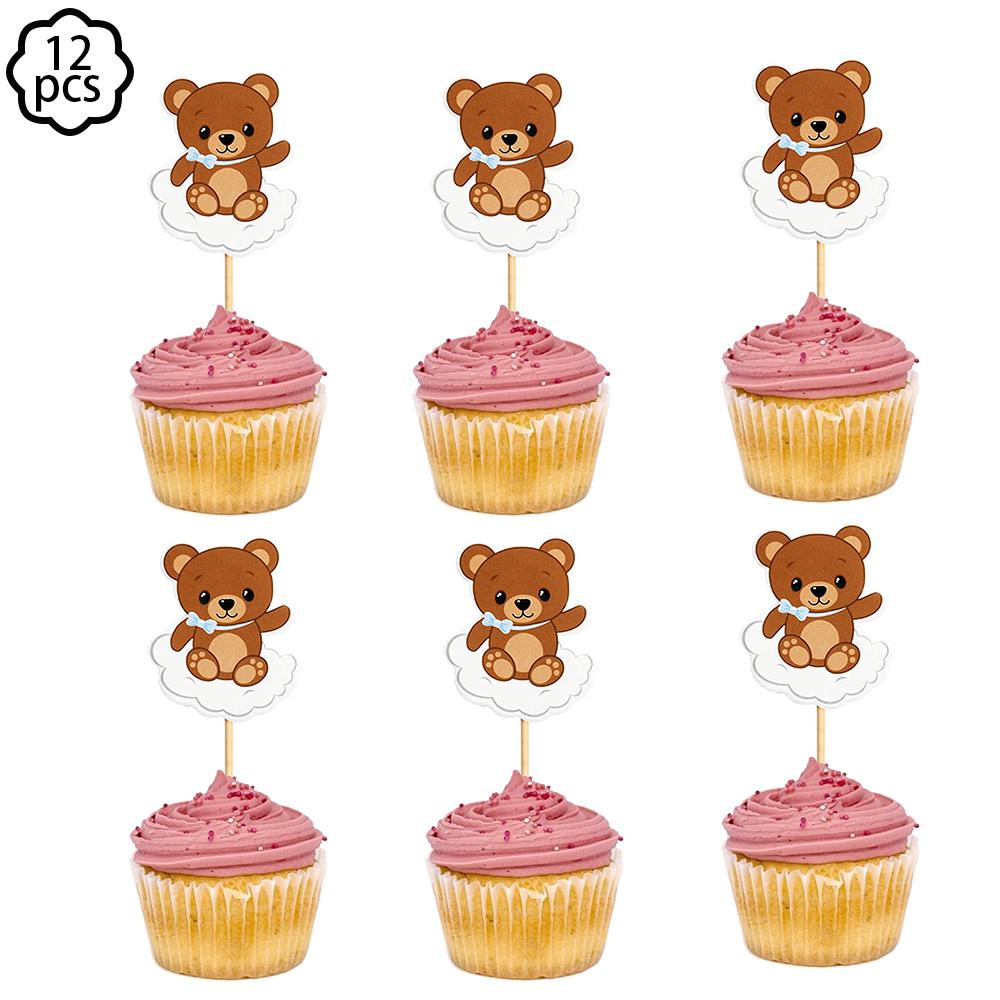 Coffee Brown Teddy Bear Balloon Number Heart Balloon Set Kid Birthday Party Decoration Baby Shower Wedding Valentine's Day Decor