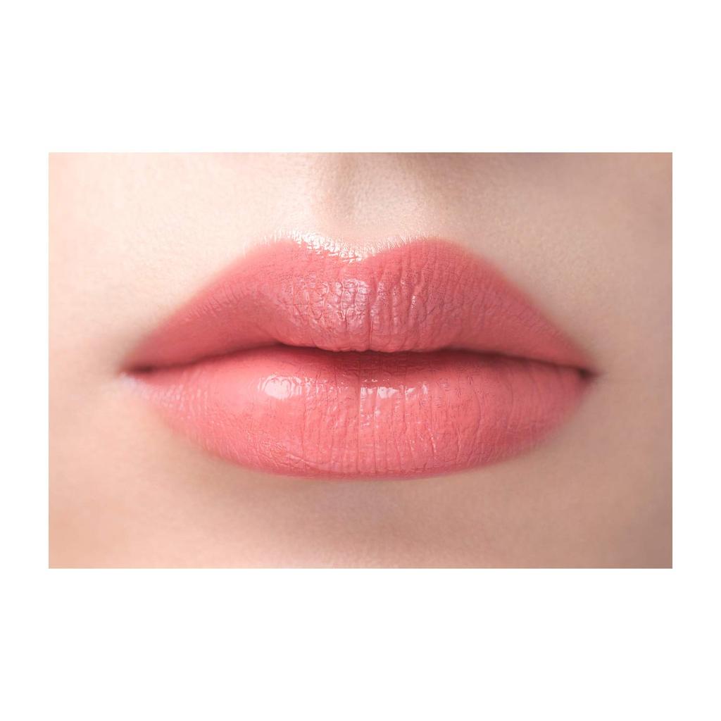 UZU BY FLOWFUSHI Lipstick Coral Pink Lip Hypoallergenic 38°C / 99°F [+3 (Semi-Gloss)] Care, Skin-Beautifying Bacteria, Fragrance-Free,