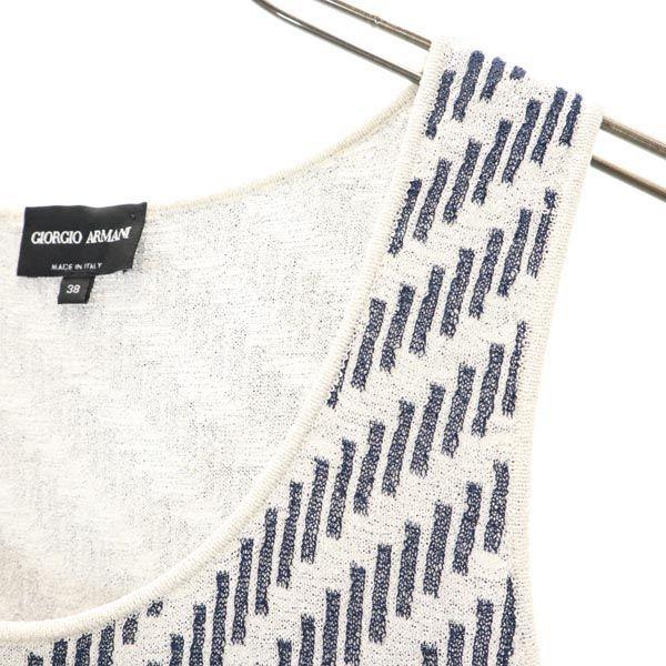 Giorgio Armani Made In Italy Silk Blend Overall Handle Tank Top 38 Women Used