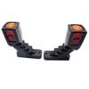 JVISUAL 3 Faces White Red Yellow 12/24V LED Side Marker Light Tail Light  For Trailer Truck Van Lorry Indicator Lamp Truck Lamp