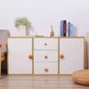 DIY Nordic Cupboard Wardrobe Pulls Round Beech Wardrobe Knob Simple Wood Hook Hanger Home Decoration