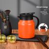 Insulated Stainless Steel Thermos Cup: Large Capacity Water Bottle with Tea and Water Separation for Home Use