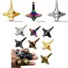 Creative Metal Fidget Spinner With Colorful Design Reduce Stress And Spin Freely!