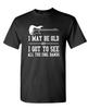 I MAY BE OLD BUT I SAW THE COOL BANDS - Unisex Cotton T-Shirt Tee Shirt