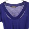 LOEWE Short sleeve wool sweater M blue knit Women Used