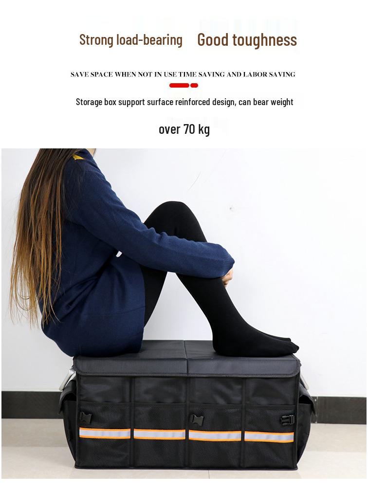 Foldable Car Trunk Organizer Box for Outdoor Use