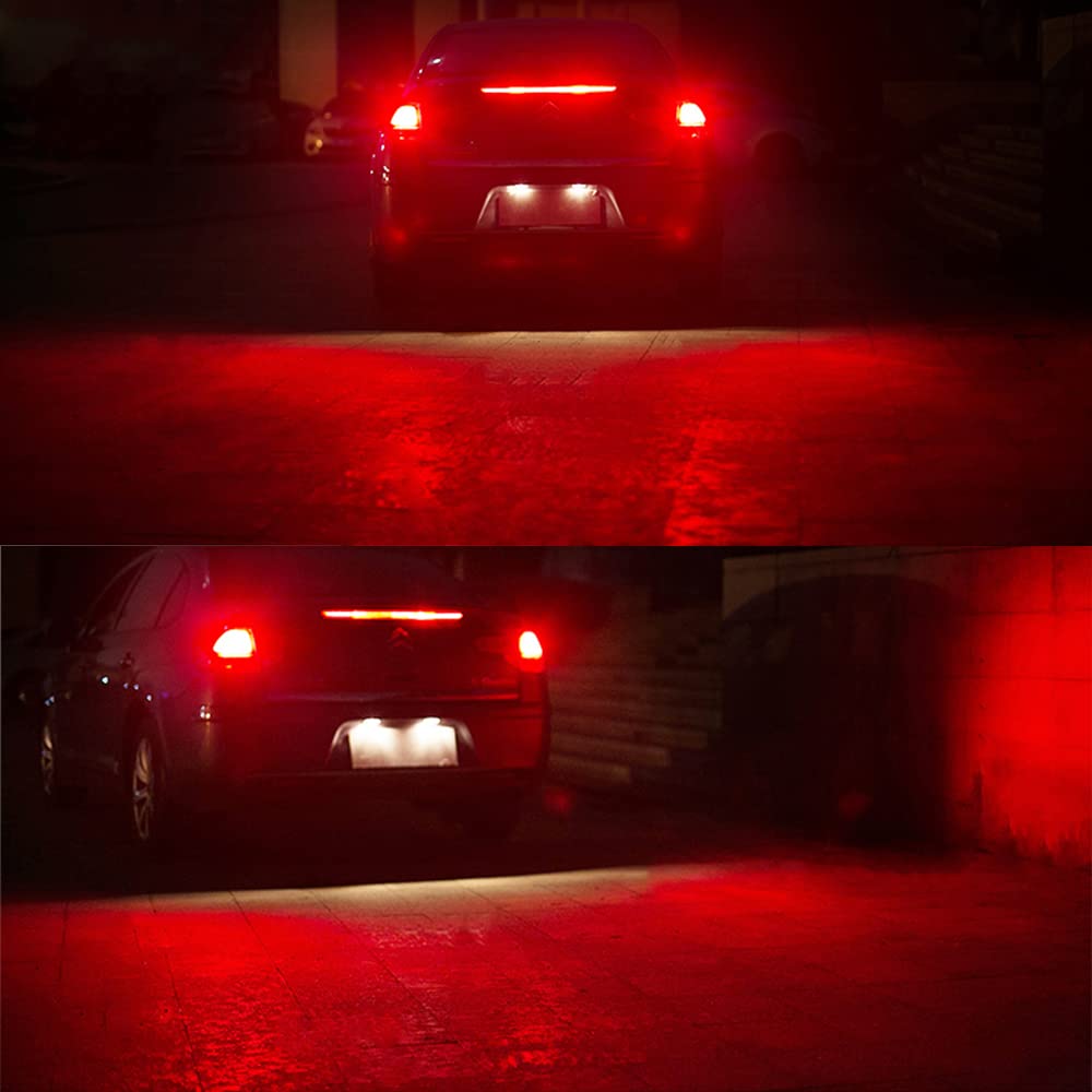 Catland S25 Single LED Brake Lamp Red Tail Lamp Red 1156 BA15S P21W 180