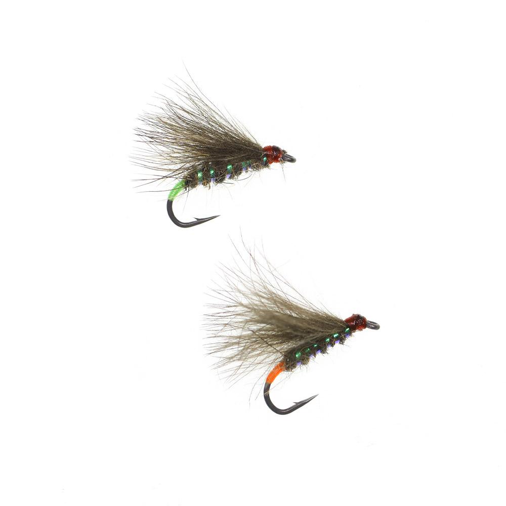 10PCS #16 CDC Emerger Dry Flies UV Reactive Floating Barbed Hook Trout Grayling Artificial Fishing Lures