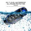 BT36 Motorcycle Helmet Headset BT 5.3 Wireless Headphone Handsfree Stereo Earphone Speaker Noise Reduction With Radio FM