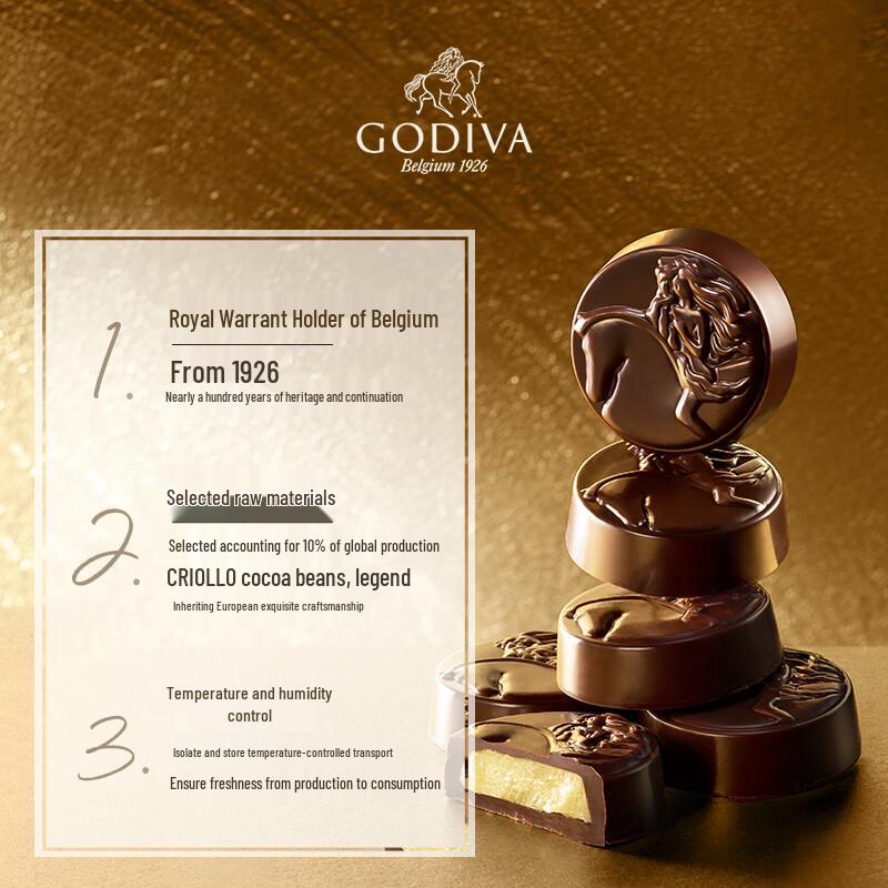 Godiva Dark Chocolate Pearls 43g