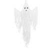 Hanging Ghost Decor Spooky Boho Style Hand Woven Cotton Rope Ghost for Wall Art Holiday Door Window